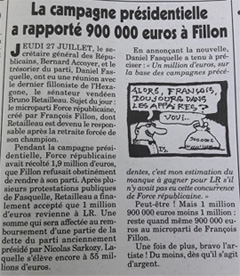 Fillon, présidentielle, Canard enchaîné