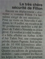 La très chère sécurité de Fillon