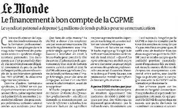 Financement CGPME