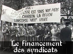 Le financement des syndicats