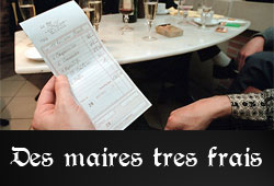 Les frais des maires