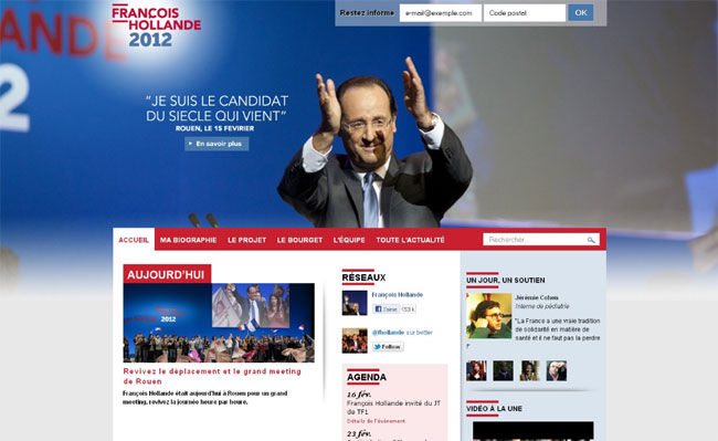Francoishollande.fr, candidat du XXIe siècle