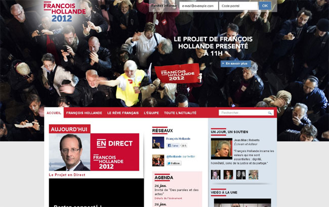 Francoishollande.fr site de campagne