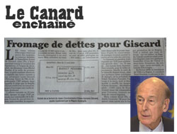 Giscard, Le Canard et l'Auvergne