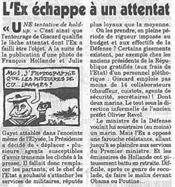 Giscard, Canard enchaîné