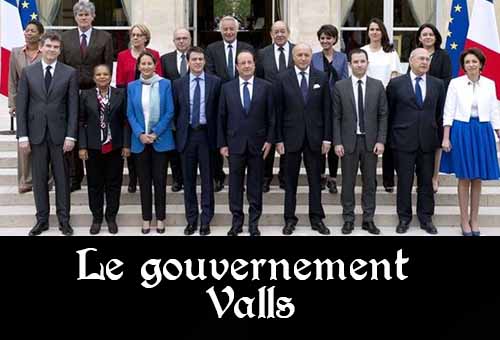 Ministres du gouvernement Valls