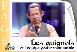 Les Guignols et l'équipe gouvernementale