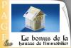 Hausse de l'immobilier