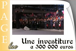 Hollande, investiture à 300 000 euros