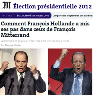 Hollande-Mitterrand 1981-2012