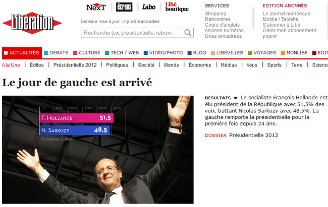 Hollande, élu