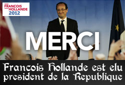 Hollande, président de la République