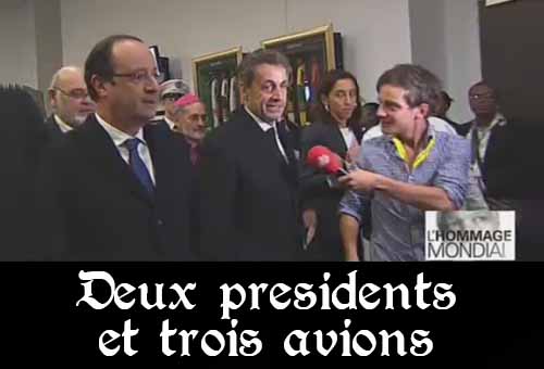 Hollande, Sarkozy et Mandela