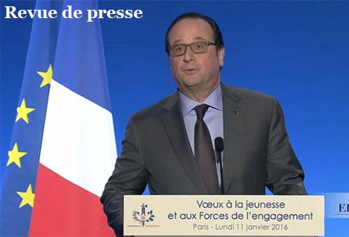 Hollande, voeux à la jeunesse