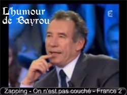 L'humour de Bayrou