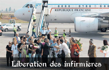 Libération des infirmières bulgares