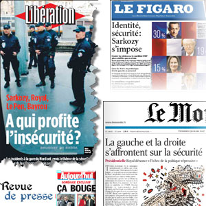 Les Unes de la presse