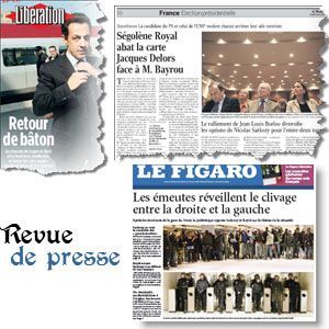 Les Unes de la presse