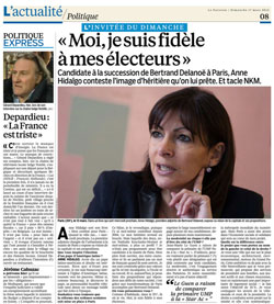 Interview d'Anne Hidalgo