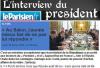 Interview du pr&eacute;sident