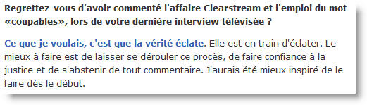 Interview Le Figaro