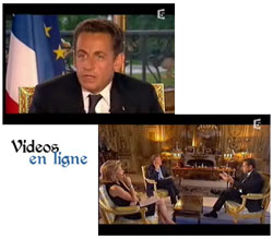 Interview de Sarkozy