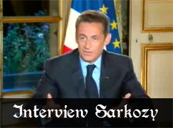 Interview de Sarkozy