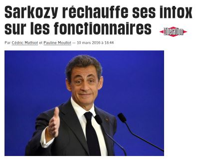 Sarkozy et les fonctionnaires