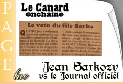 Jean Sarkozy proche de... Sarkozy