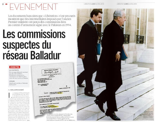 Les commissions suspectes des réseaux Balladur