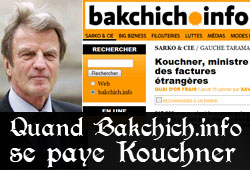 Kouchner et Bakchich