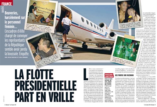 La flotte présidentielle part en vrille