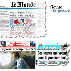 Unes de la presse