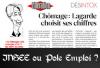 Lagarde et les chiffres du ch&ocirc;mage