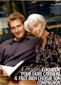 Christine Lagarde dans Gala