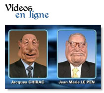 Le Pen et Chirac