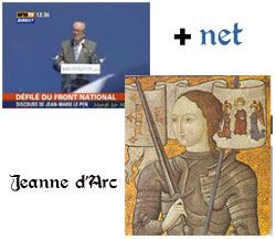 Le Pen récupère le mythe de Jeanne d'Arc