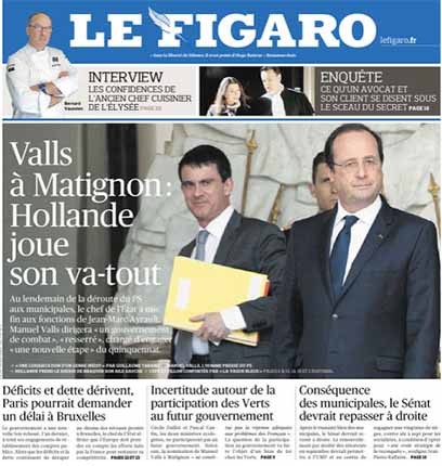 Le Figaro du 1er avril 2014
