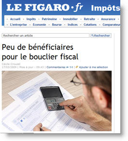 Le Figaro - Bouclier fiscal