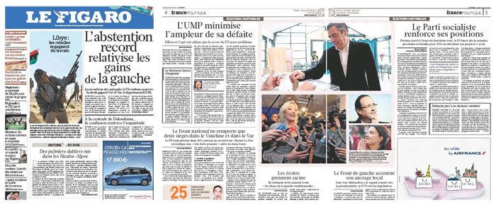 Cantonales - Le Figaro