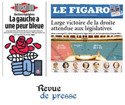 Les Unes de la presse