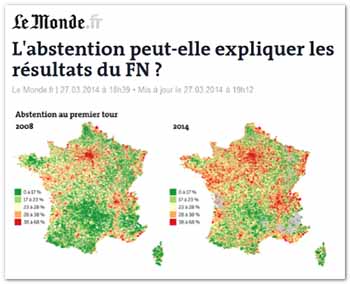 Le Monde, le Front national et l'abstention