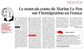 Le Pen et l'immigration