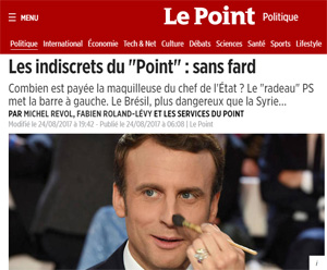 Maquillage Macron