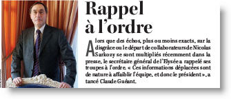 L'Express - Rappel à l'ordre