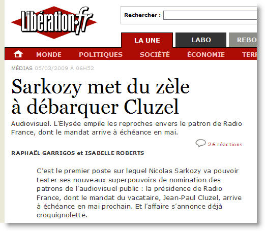 Libération et Cluzel