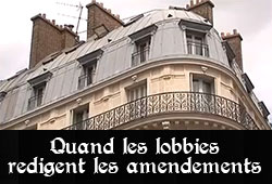 Des lobbies et des amendements