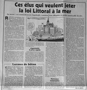Loi Littoral 1986 - Canard enchaîné