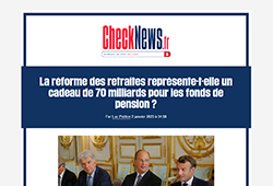 Macron Checknews