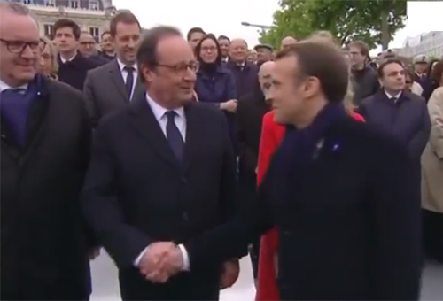 Macron Hollande